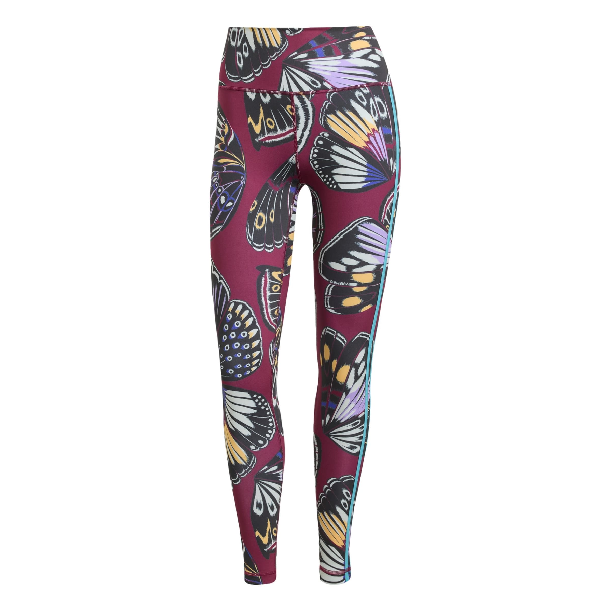 ADIDAS PERFORMANCE Skinny Spodnie sportowe 'Adidas X Farm' w kolorze fioletowy: przód