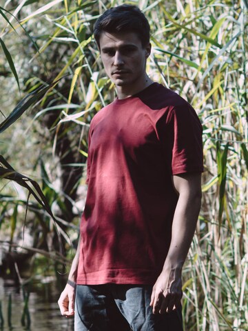 Life-Tree Shirt 'Organic Basic Burgundy' in Red