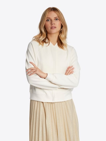 Rich & Royal Between-season jacket in White: front