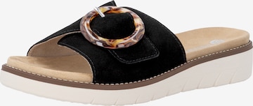 REMONTE Pantolette 'D2042' in Schwarz: Vorderseite