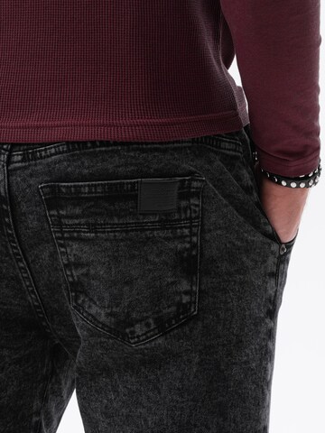 Ombre Slimfit Jeans 'P1027' in Schwarz