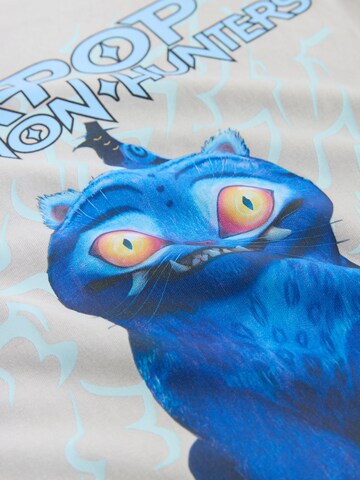 Next Тениска 'Kpop Demon Hunters' в сиво