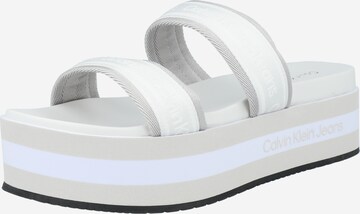 Calvin Klein Jeans Regular Mules in White: front