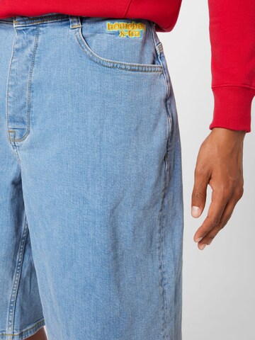 HOMEBOY Loosefit Jeans 'x-tra MONSTER Denim SHORTS' in Blau