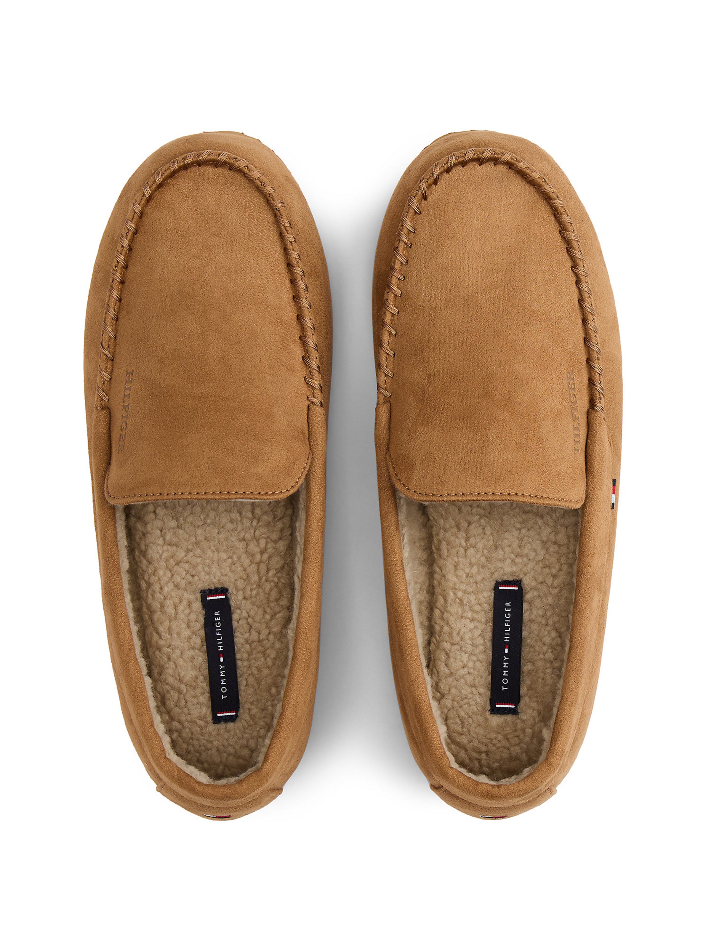 TOMMY HILFIGER Slippers in Brown