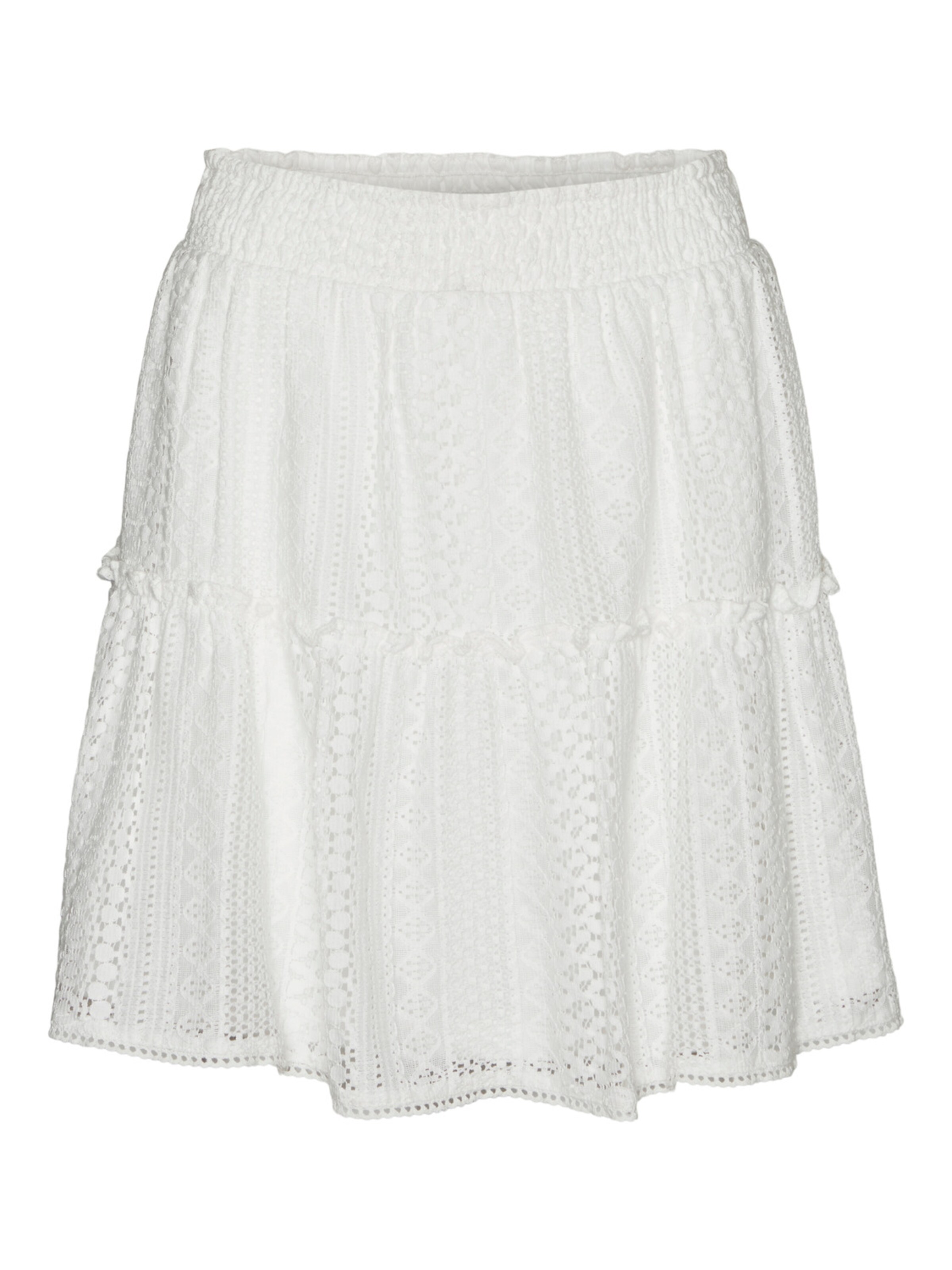 Jupe 'Honey' VERO MODA en blanc : devant