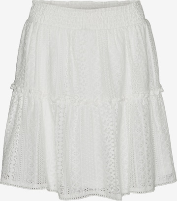 VERO MODA Юбка 'Honey' в Белый: спереди