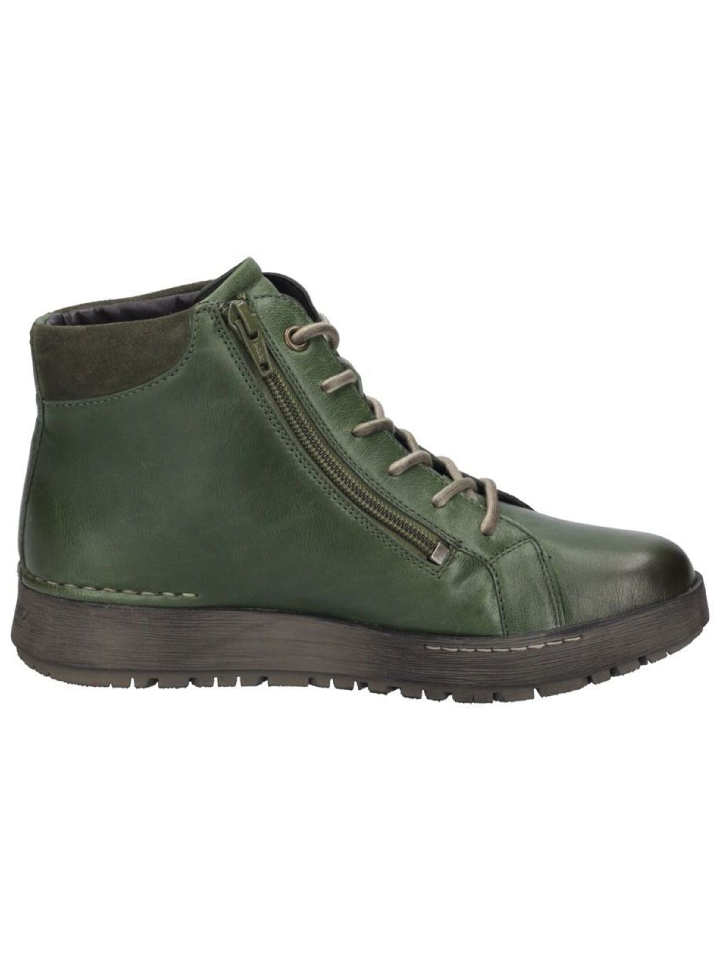 JOSEF SEIBEL Lace-up bootie 'Anna' in Green