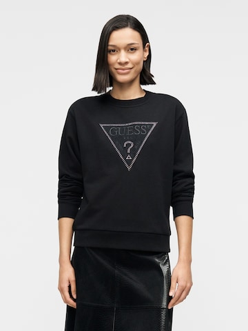 GUESS Sweatshirt in Black: front