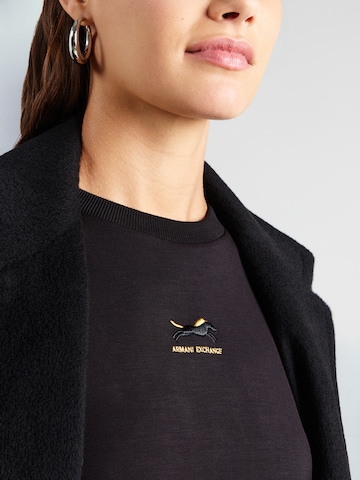 ARMANI EXCHANGE Μπλούζα φούτερ σε μαύρο