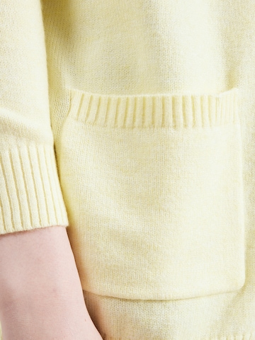 ONLY Gebreid vest 'ONLLESLY' in Geel