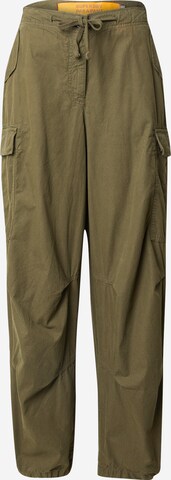 Wide Leg Pantalon cargo Superdry en vert : devant