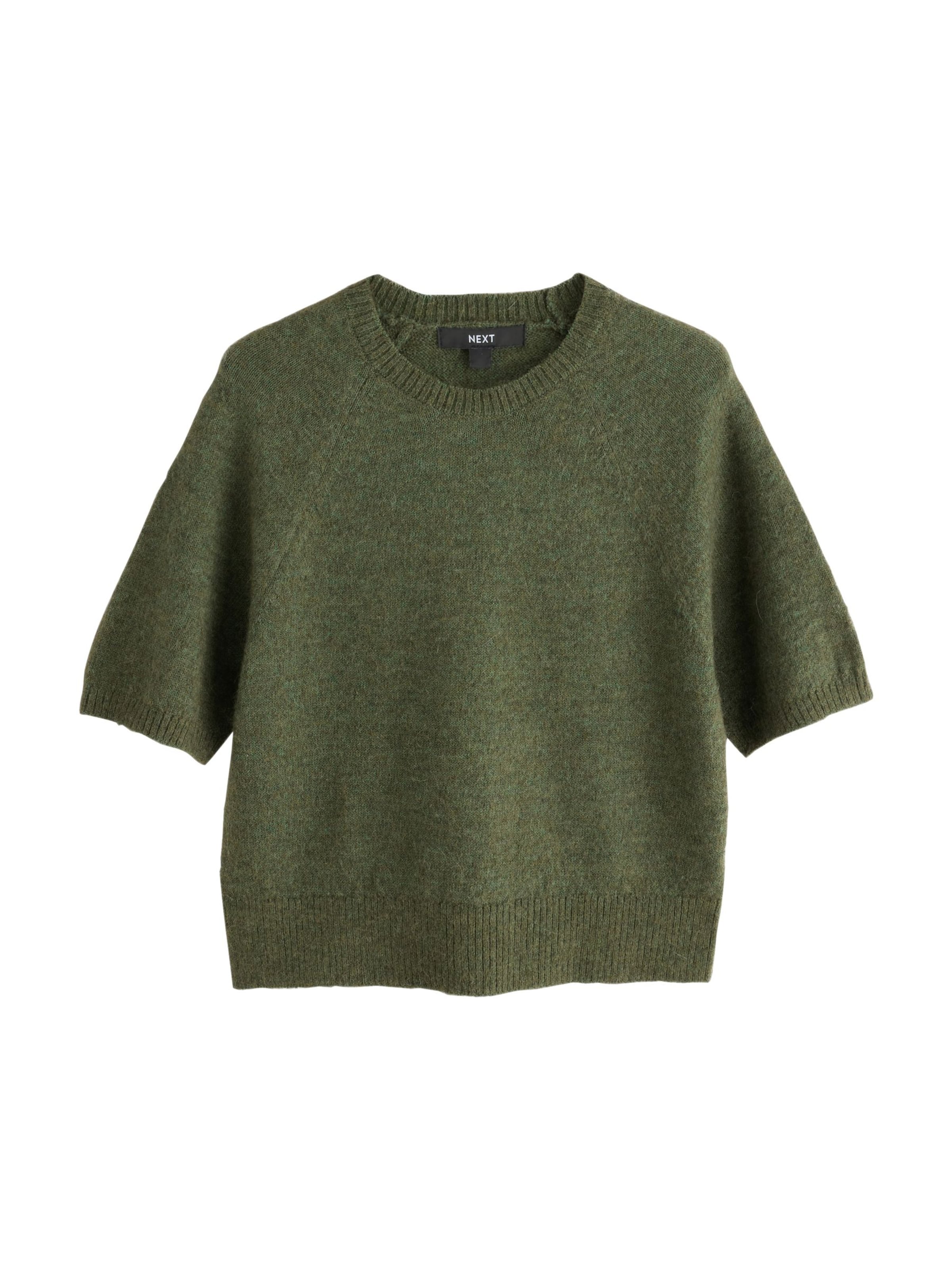 Next Pullover i grøn: forside
