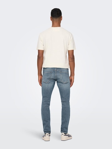 Only & Sons Slimfit Jeans 'Loom' in Blauw