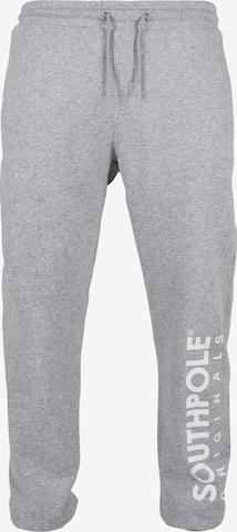 Pantalon SOUTHPOLE en gris : devant