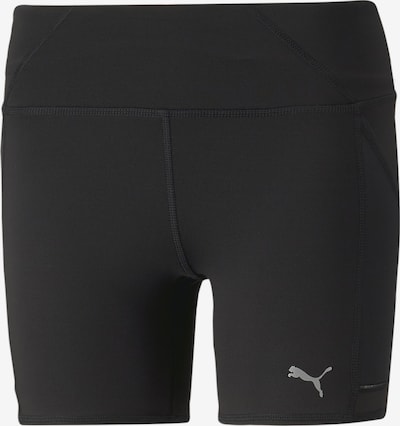 PUMA Sporta bikses, krāsa - sudrabpelēks / melns, Preces skats