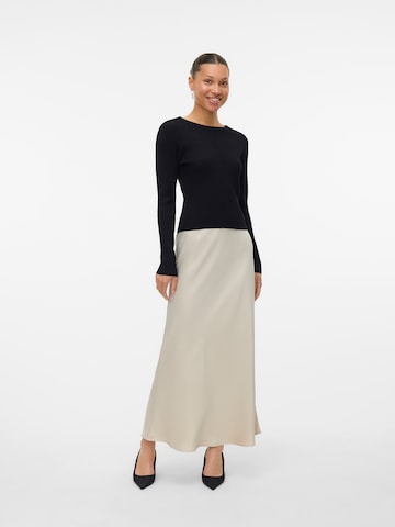 VERO MODA Sweter 'VMSILJE' w kolorze czarny: przód