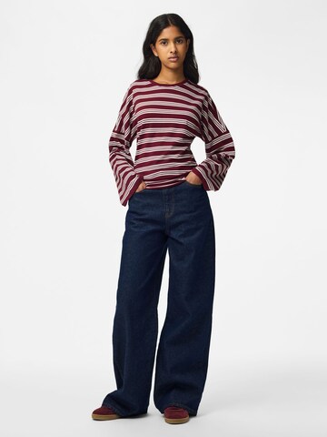 PIECES Shirt 'PCAlli' in Rot