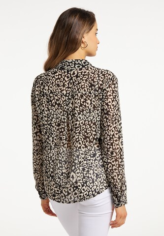 faina Blouse in Zwart