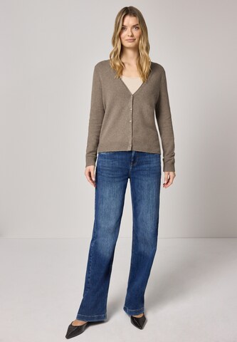 STREET ONE Strickjacke in Braun