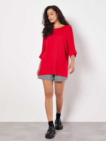 Tunique ' ' Apricot en rouge