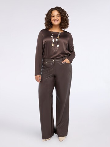 Chemisier Fiorella Rubino en marron