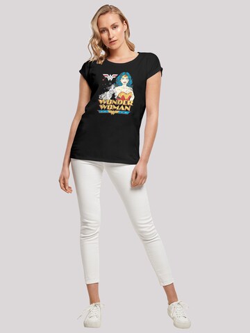 F4NT4STIC Shirt 'DC Comics Wonder Woman Posing' in Black