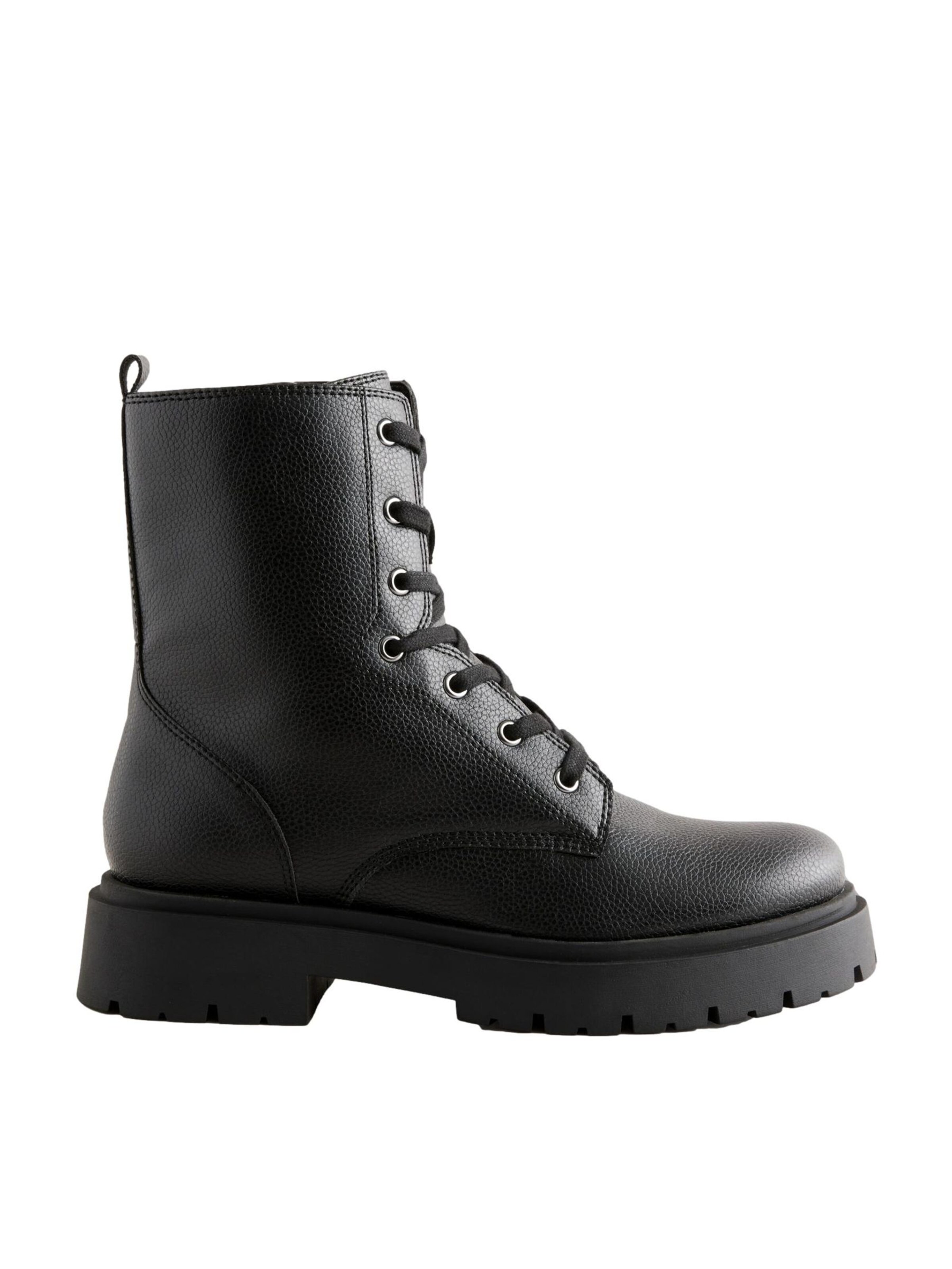 Bottines à lacets 'Forever Comfort' Next en noir