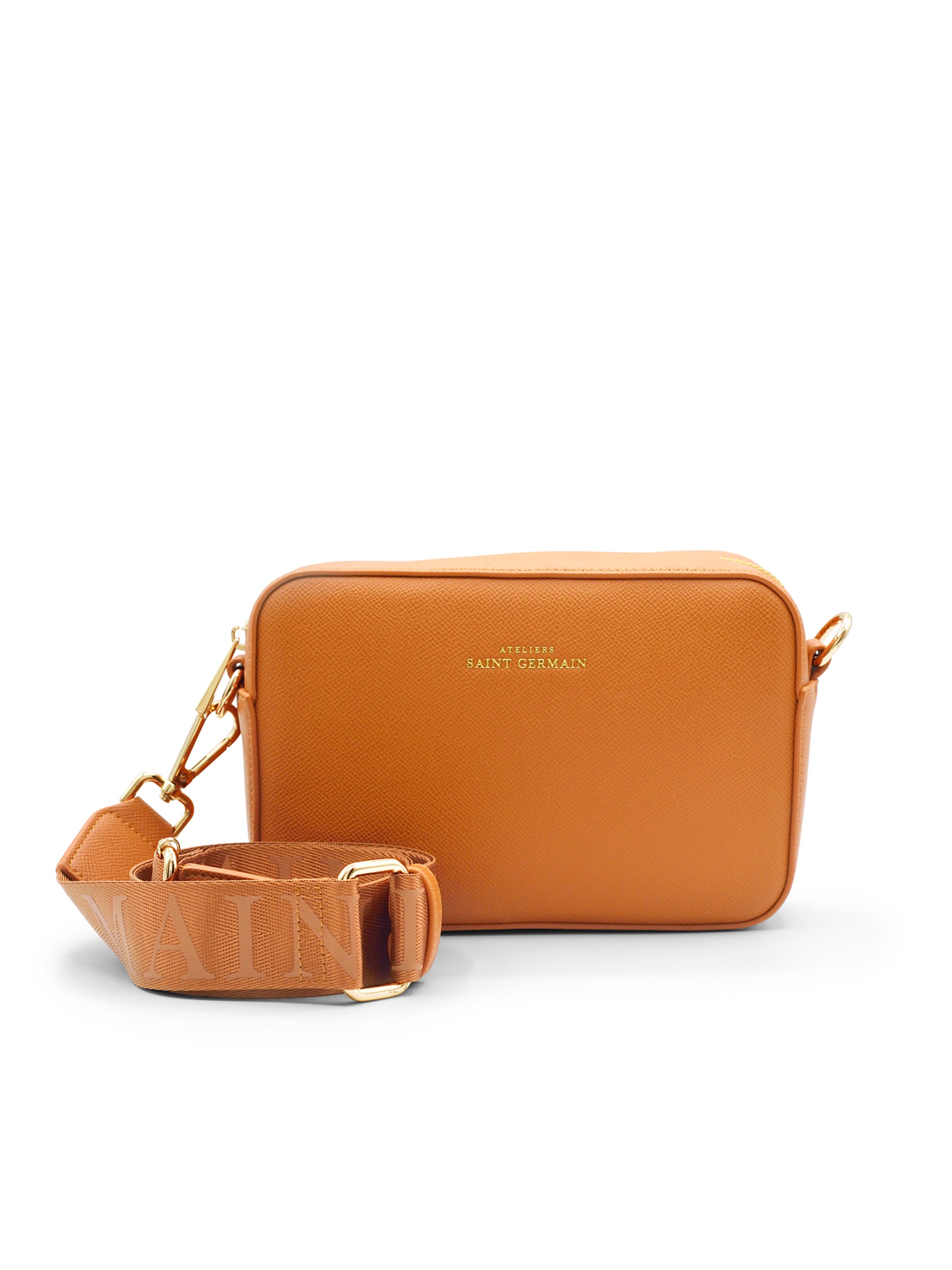 Ateliers Saint Germain Axelremsväska 'CHANTILLY' i brun: framsida