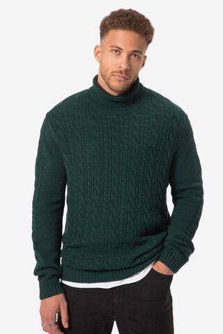 Pull-over STHUGE en vert : devant