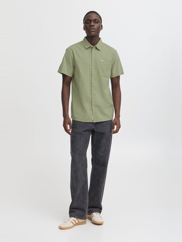 BLEND Regular fit Button Up Shirt ' BHALKE ' in Green