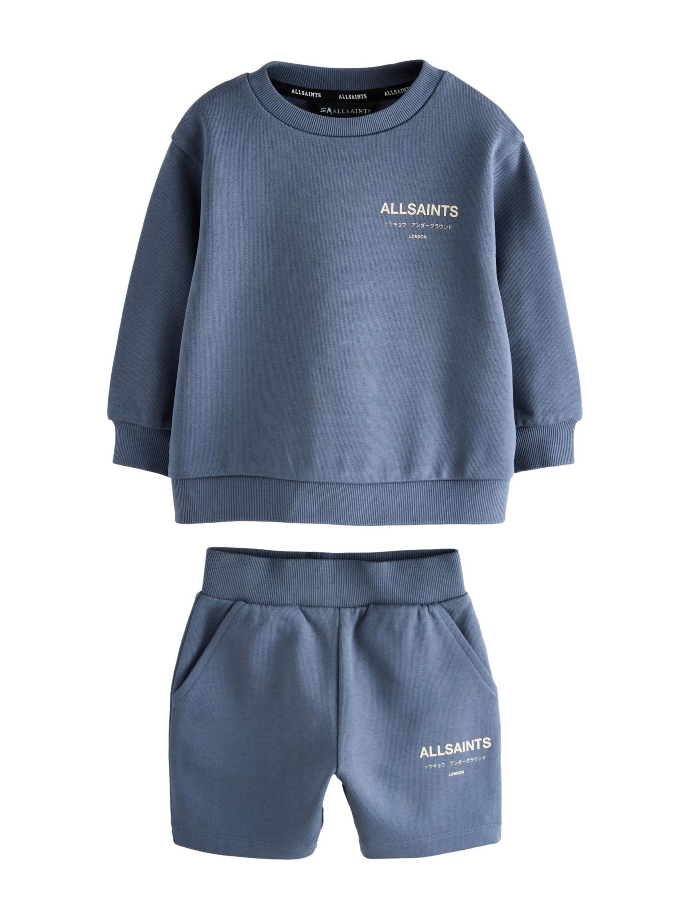 smALLSAINTS Set in Blau: Vorderseite