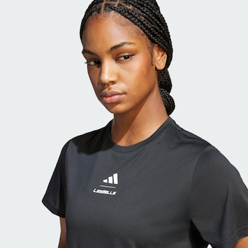 ADIDAS PERFORMANCE Funktionsbluse 'Adidas x Les Mills' i sort