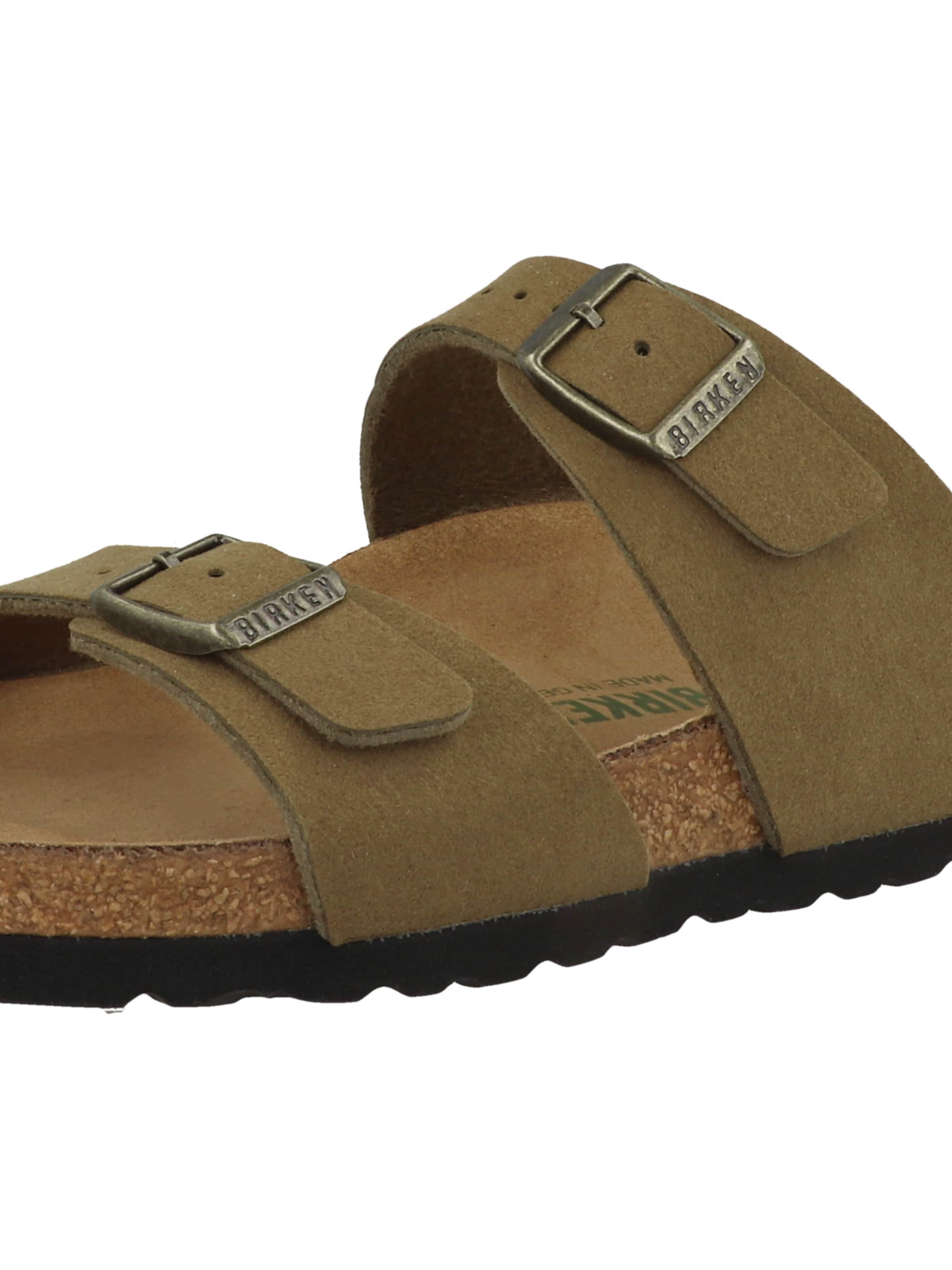 BIRKENSTOCK Pantolette ' Sydney ' in Grün