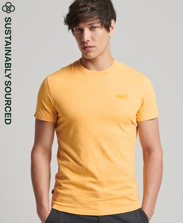 T-Shirt 'Vintage' Superdry en jaune : devant