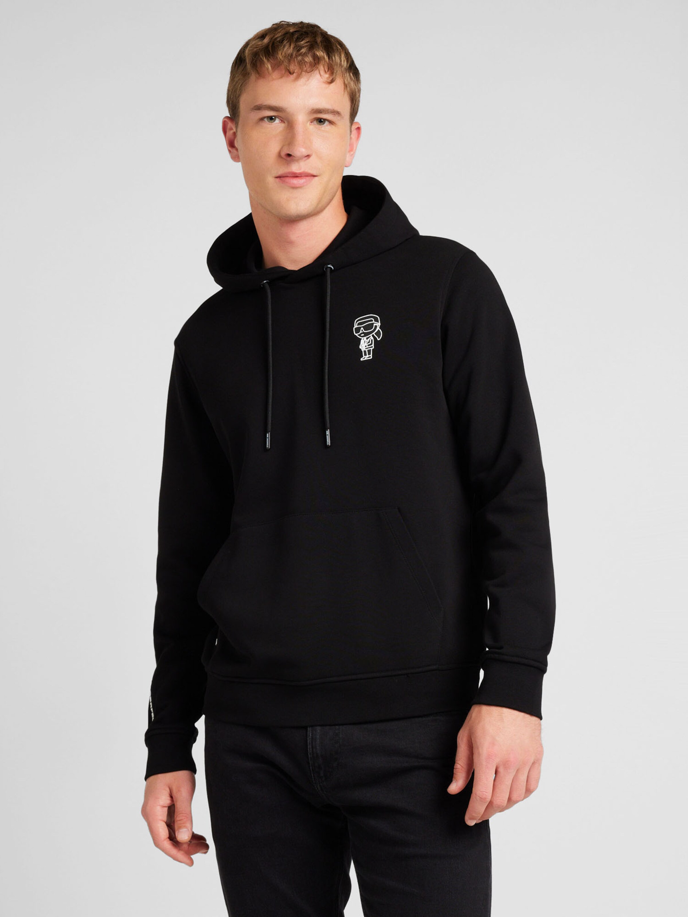 Karl Lagerfeld Sweatshirt in Black ABOUT YOU