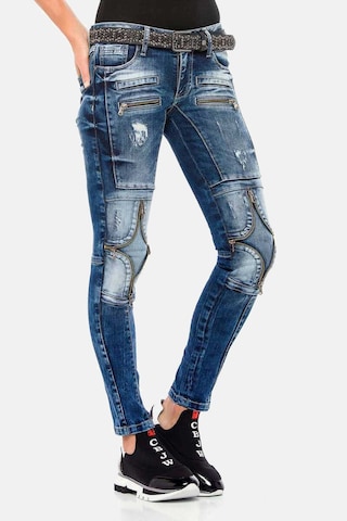 CIPO & BAXX Slimfit Jeans in Blauw