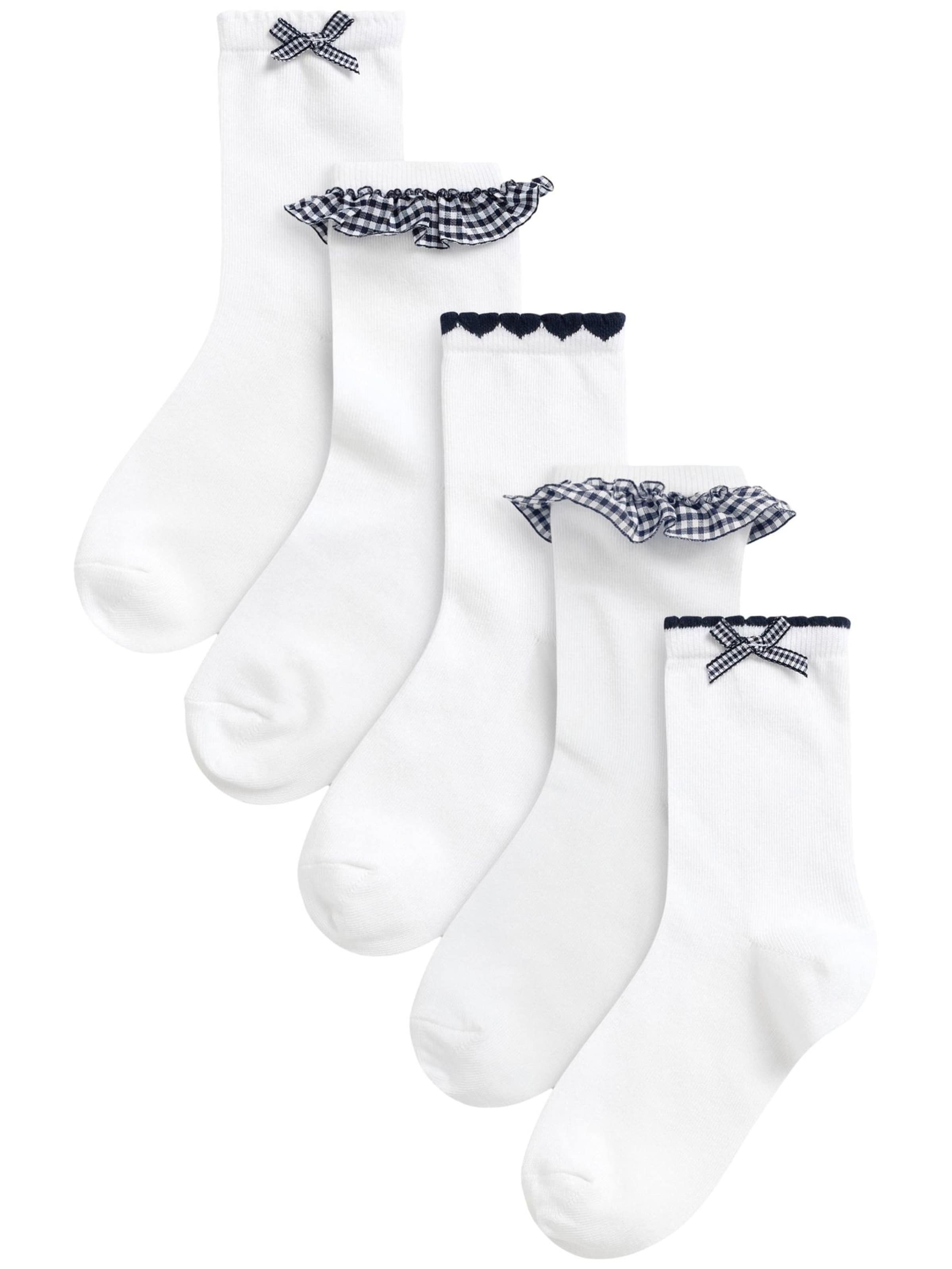 Next Socken in Blau: Vorderseite