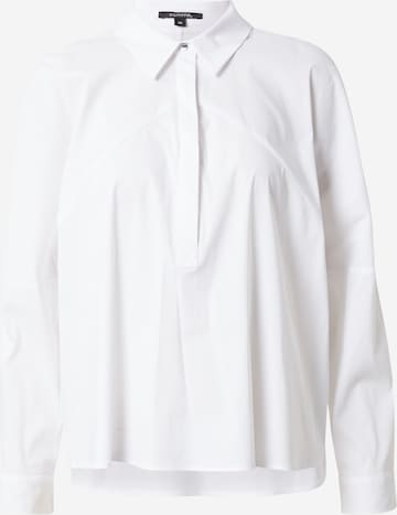 COMMA Μπλούζα σε λευκό: μπροστά