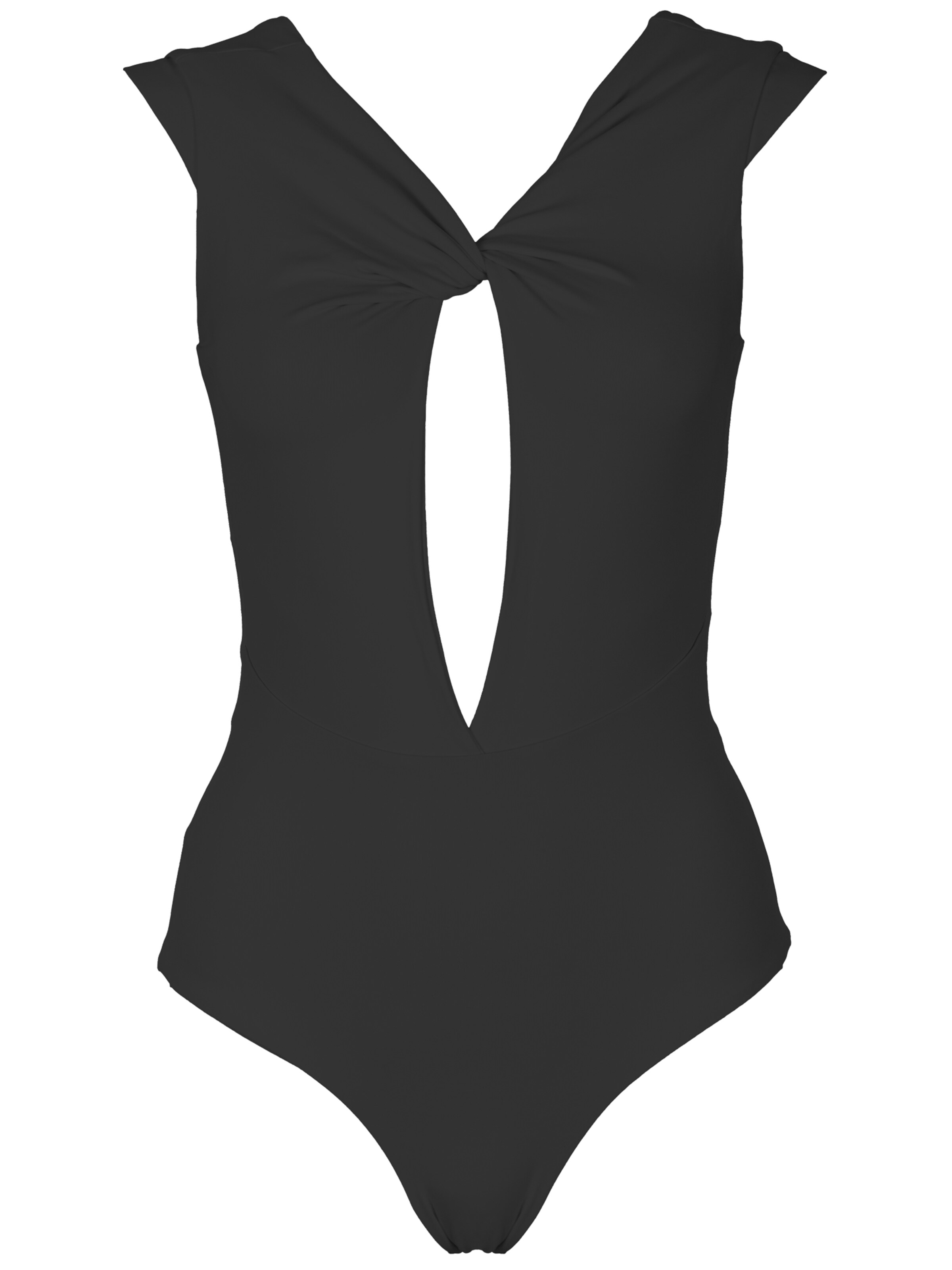 SEA ME SWIM Badeanzug 'COTE D'AZUR'‌‌‌ in Schwarz: Vorderseite