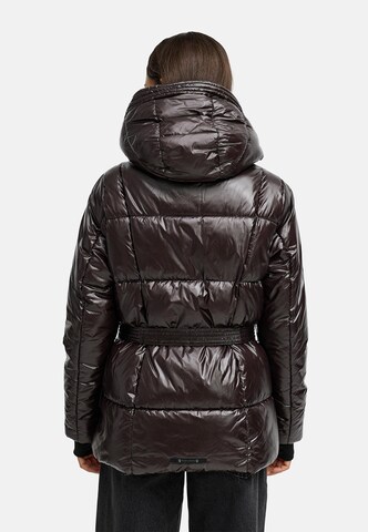 NAVAHOO Jacke 'Eisglanz 14' in Braun