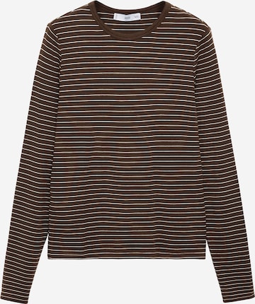 MANGO Shirt 'PAUL' in Brown: front