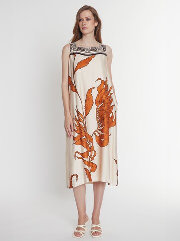 Ana Alcazar Jurk ' Palea ' in Beige