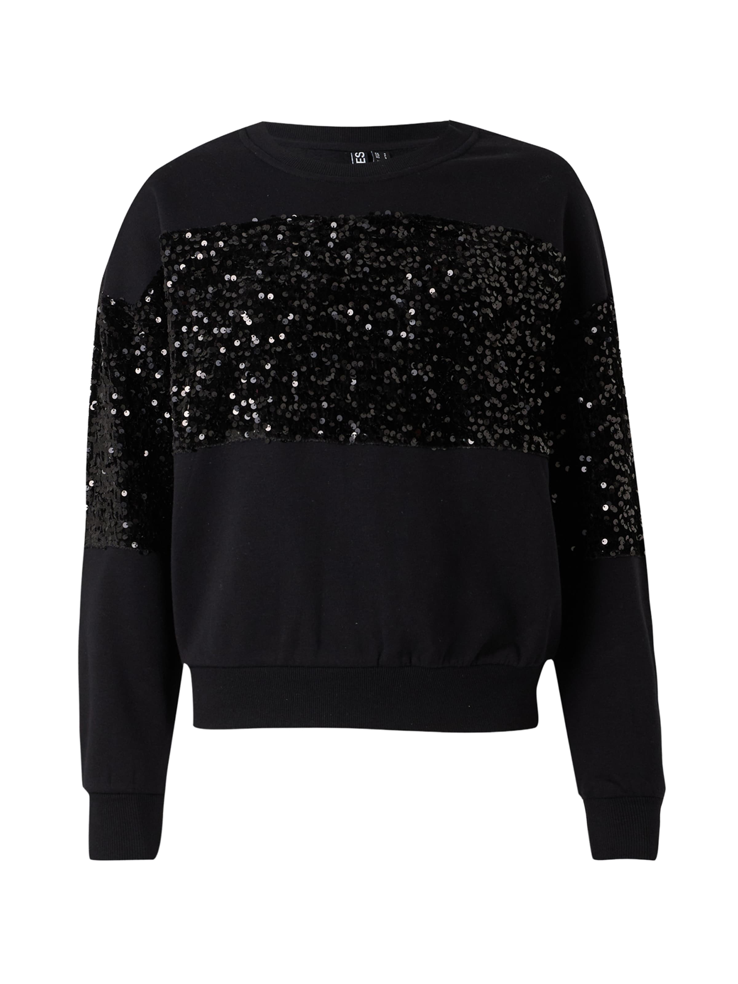 PIECES Bluzka sportowa 'PCNANCY' w kolorze czarny: przód