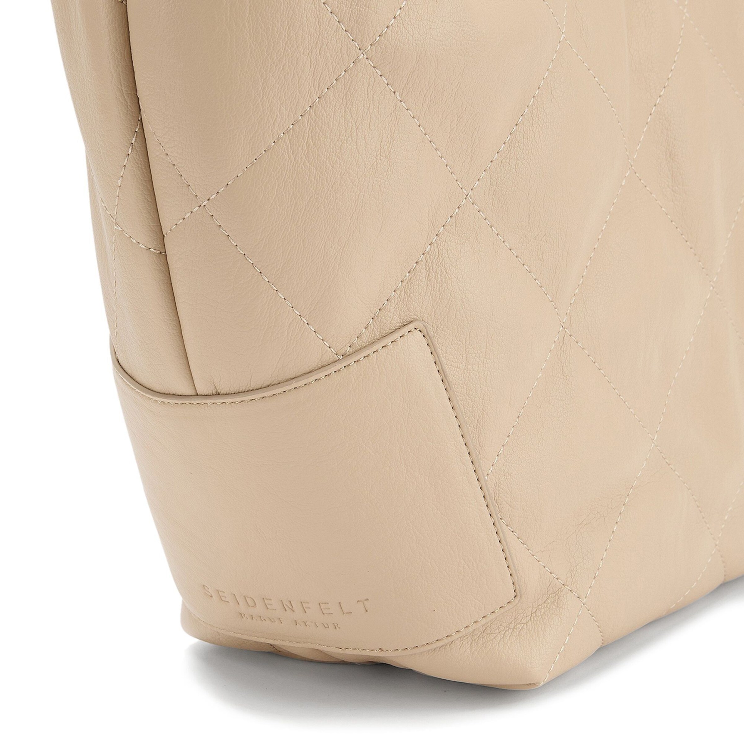 Borsa a spalla 'Evenes' di Seidenfelt in beige