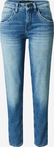 DRYKORN Regular Jeans 'Like' in Blauw: voorkant