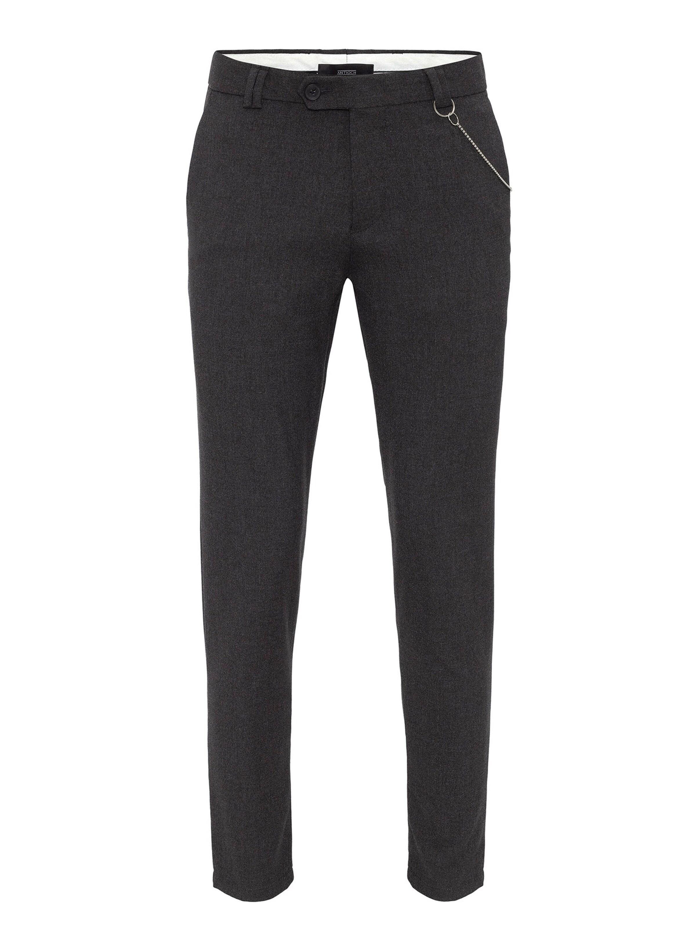 Regular Pantaloni de la Antioch pe gri: față