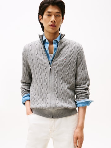 Vestes en maille 'CLASSIC' TOMMY HILFIGER en gris : devant