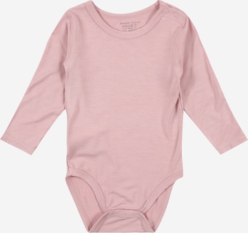 Barboteuse / body Hust & Claire en rose : devant