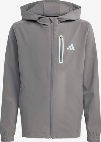ADIDAS SPORTSWEAR Sportjacke in Grau: Vorderseite